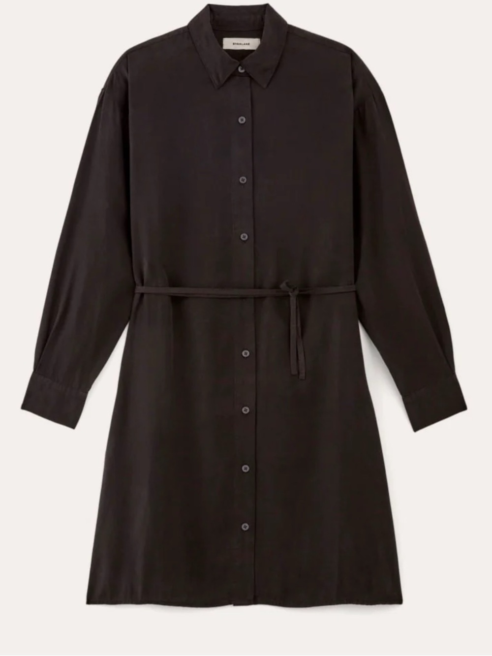 EVERLANE THE MUST-HAVE SHIRTDRESS IN BUTTERLITE Color Fawn Size L